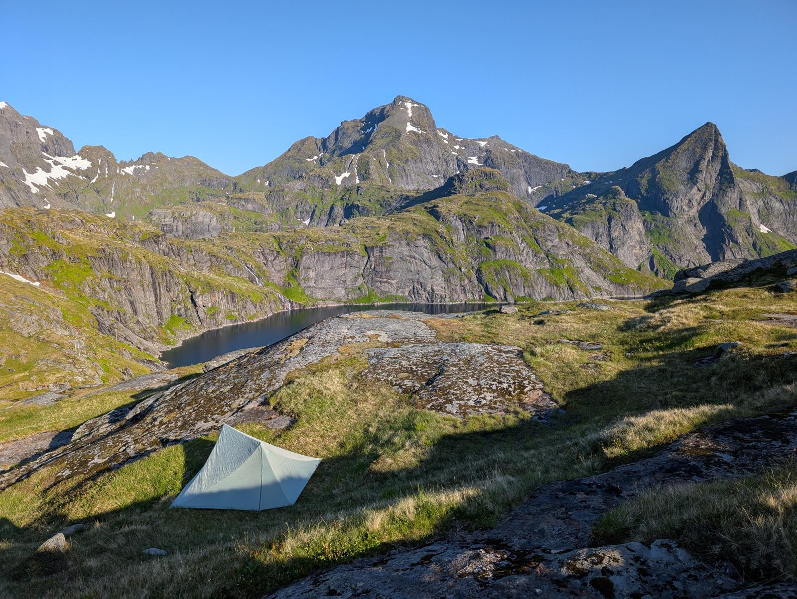 Stan s výhledem na Hermanndalstidnen